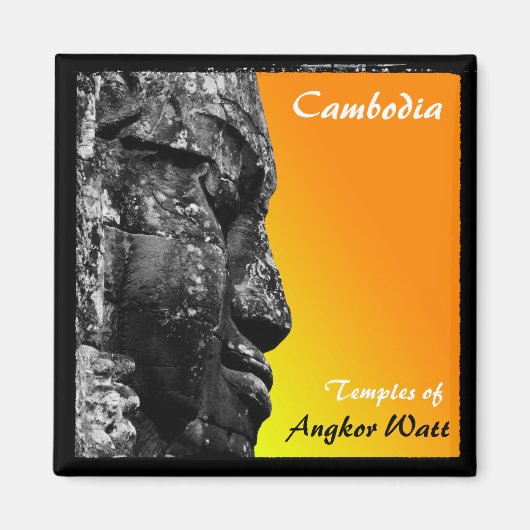 Cambodja, Angkor Watt, Azië (magneet) Magneet (Voorkant)