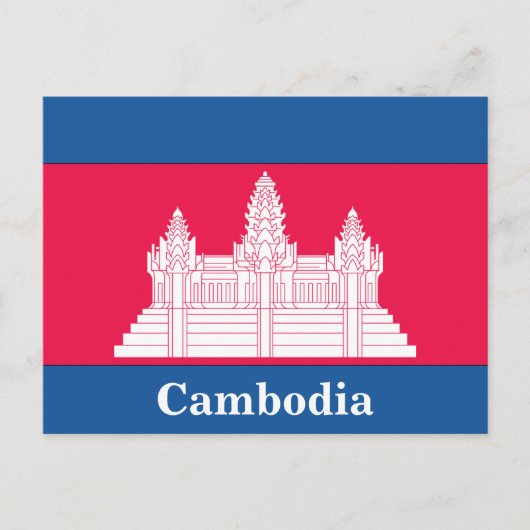  Cambodja Bangkok Reistoerisme Briefkaart (Voorkant)