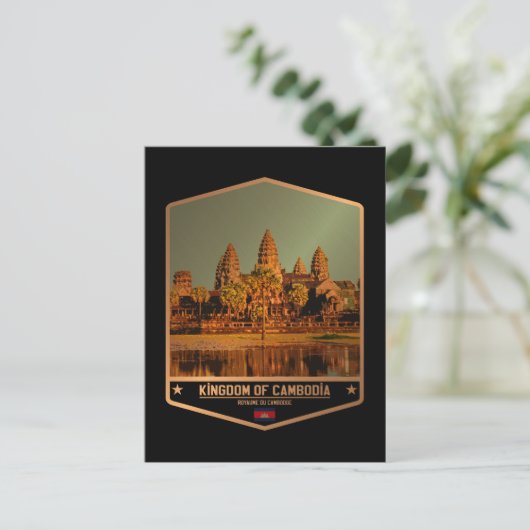 Cambodja Briefkaart (Staand voorkant)