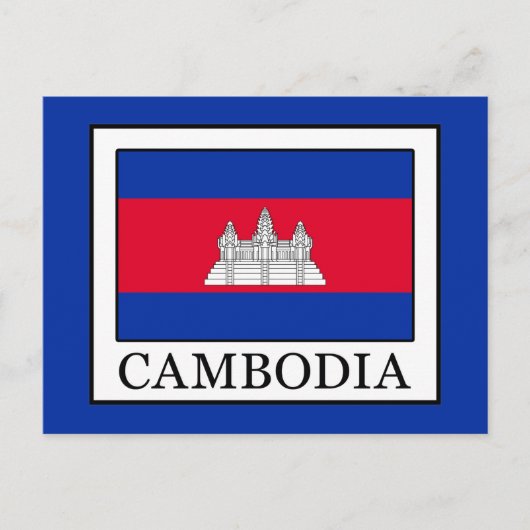 Cambodja Briefkaart (Voorkant)