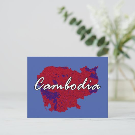 Cambodja Briefkaart (Staand voorkant)