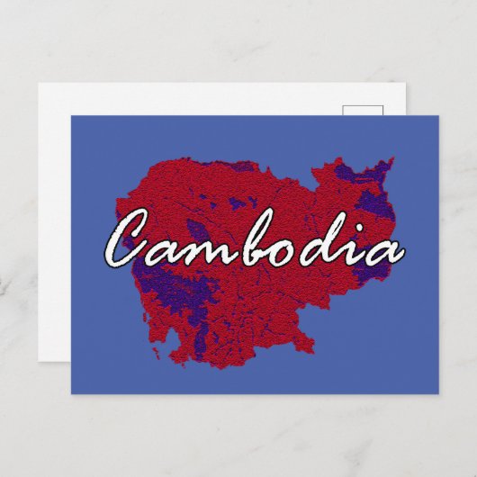 Cambodja Briefkaart (Voorkant / Achterkant)