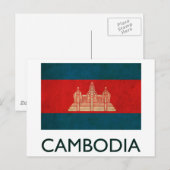  Cambodja Briefkaart (Voorkant / Achterkant)