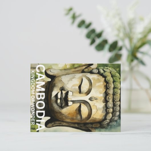 Cambodja-briefkaart Briefkaart (Staand voorkant)