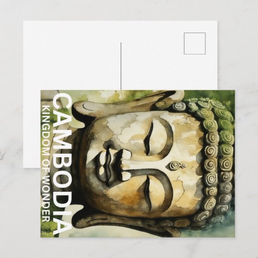 Cambodja-briefkaart Briefkaart (Voorkant / Achterkant)