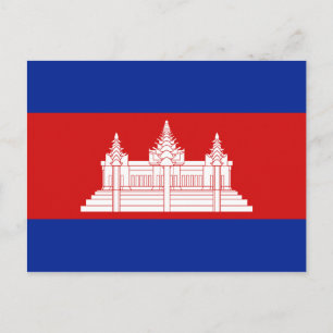 Cambodja-Briefkaart Briefkaart