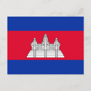 Cambodja-Briefkaart Briefkaart