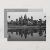 Cambodja| Briefkaart van Angkor Wat Travel Photo B (Voorkant / Achterkant)