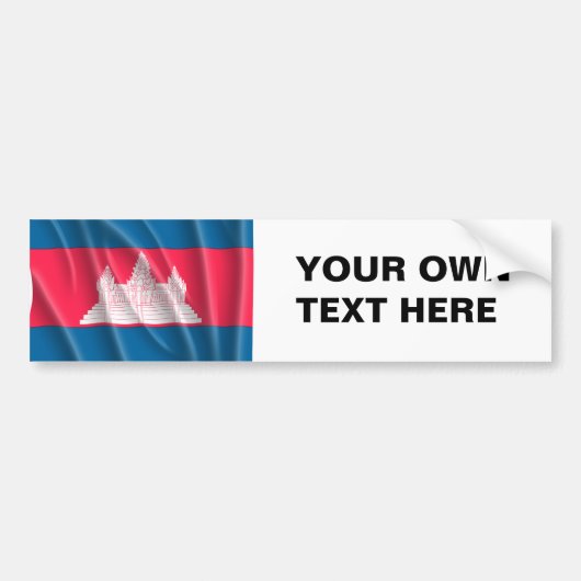CAMBODJA BUMPERSTICKER (Voorkant)