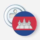 Cambodja Button Flesopener (Voorkant)