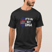Cambodja Cambodja Khmer-vlaggendag in mijn DNA T-shirt (Voorkant)