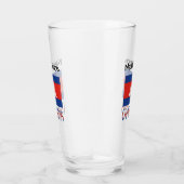 Cambodja Cambodjaanse vlag gepersonaliseerd Glas (Rechts)