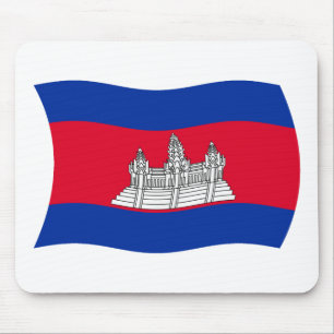 Cambodja Flag Mousepad Muismat