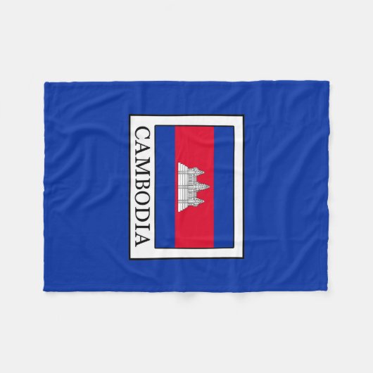 Cambodja Fleece Deken (Voorkant (Horizontaal))