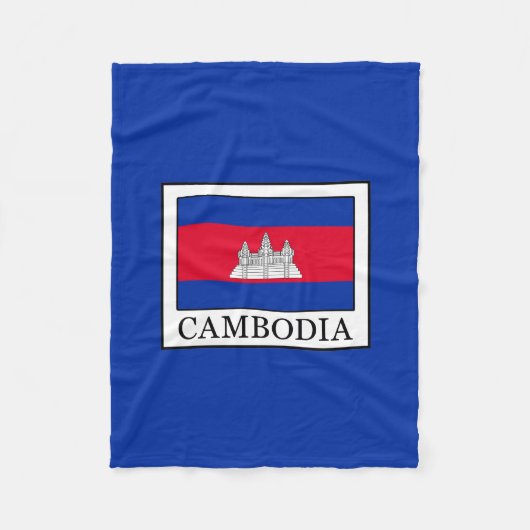 Cambodja Fleece Deken (Voorkant)