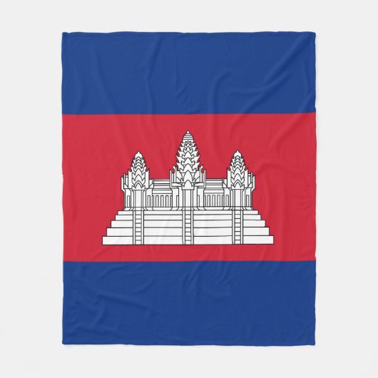 Cambodja Fleece Deken (Voorkant)
