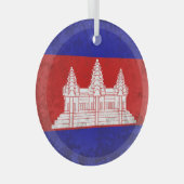 Cambodja Glas Ornament (Voorkant Rechts)