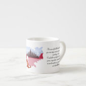 Cambodja Herinneringen Kaart Met Monnik Gepersonal Espresso Kop (Voorkant rechts)