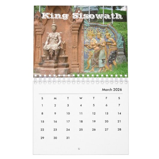 Cambodja Kalender (Mar 2026)