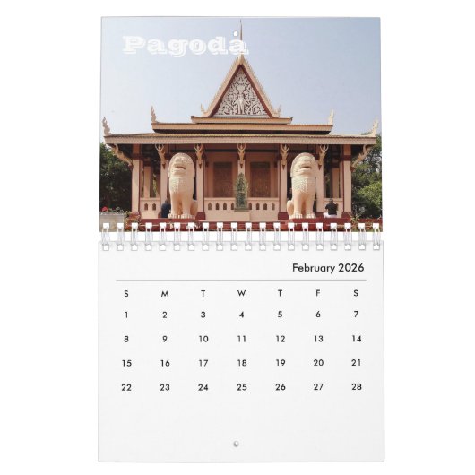 Cambodja Kalender (Feb 2026)