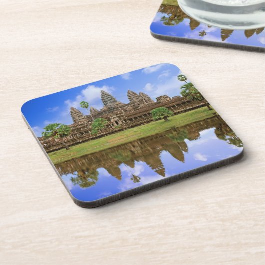 Cambodja, Kampuchea, Angkor Wat tempel. Bier Onderzetter (Linkerzijde)