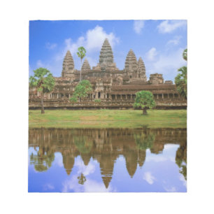 Cambodja, Kampuchea, Angkor Wat tempel. Notitieblok