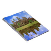 Cambodja, Kampuchea, Angkor Wat tempel. Notitieboek (Rechterzijde)