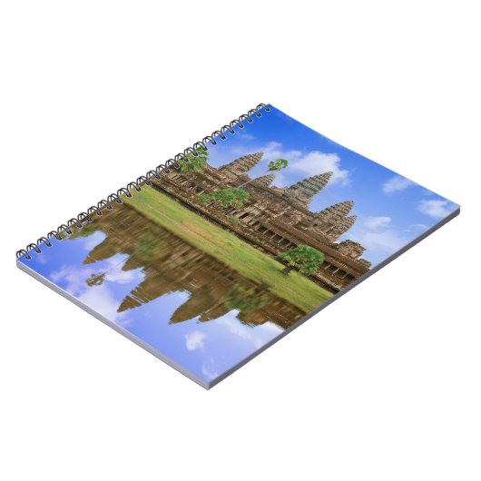 Cambodja, Kampuchea, Angkor Wat tempel. Notitieboek (Linkerzijde)