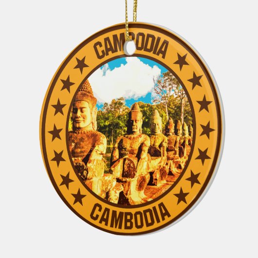 Cambodja Keramisch Ornament (Links)