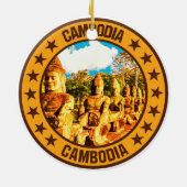 Cambodja Keramisch Ornament (Achterkant)