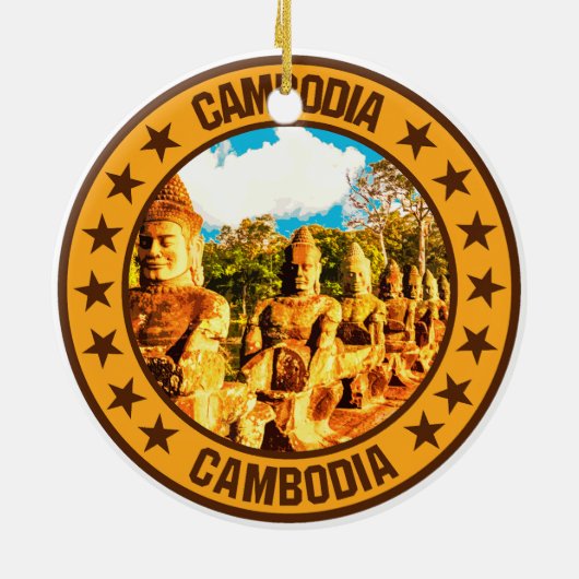 Cambodja Keramisch Ornament (Achterkant)
