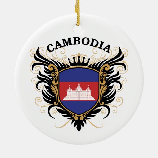 Cambodja Keramisch Ornament (Achterkant)