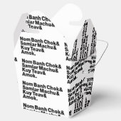 Cambodja / Khmer Street Food Bedankdoosjes (Geopend)