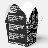 Cambodja / Khmer Street Food Bedankdoosjes (Geopend)