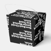 Cambodja / Khmer Street Food Bedankdoosjes (Achterkant)