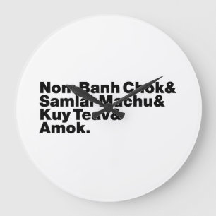 Cambodja / Khmer Street Food Grote Klok