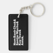 Cambodja / Khmer Street Food Sleutelhanger (achterkant)