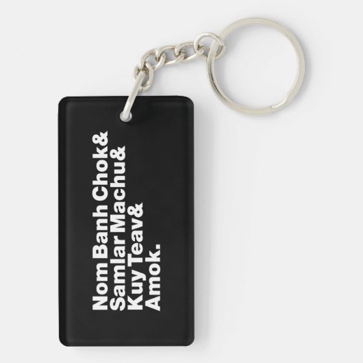 Cambodja / Khmer Street Food Sleutelhanger (achterkant)