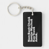 Cambodja / Khmer Street Food Sleutelhanger (Voorkant)