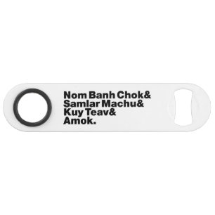 Cambodja / Khmer Street Food Speed Flessenopener