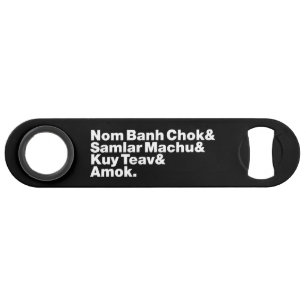 Cambodja / Khmer Street Food Speed Flessenopener