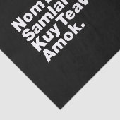 Cambodja / Khmer Street Food Tissuepapier (Detail)