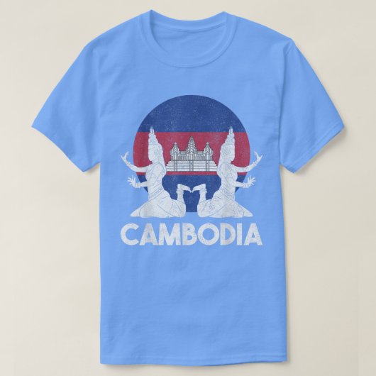 Cambodja Khmer Traditional Dance Apsara T-shirt (Design voorkant)