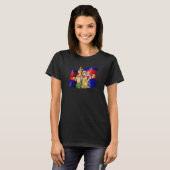 Cambodja Khmer Traditional Dance Reamker T-shirt (Voorkant volledig)