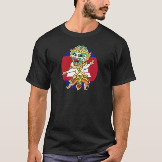 Cambodja Khmer Traditional Dance Reamker T-shirt (Voorkant)