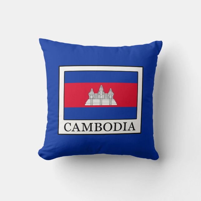 Cambodja Kussen (Voorkant)