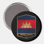 Cambodja Magneet (Voorkant / Achterkant)
