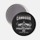 Cambodja Magneet (Voorkant / Achterkant)