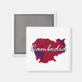 Cambodja Magneet (Voorkant / Achterkant)