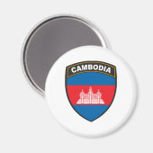 Cambodja Magneet (Voorkant / Achterkant)